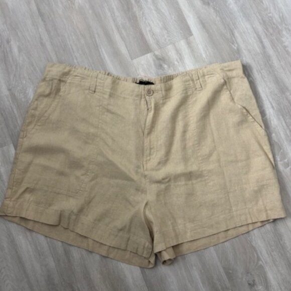 NWT Sanctuary Linen blend shorts - size 3X - Picture 1 of 4